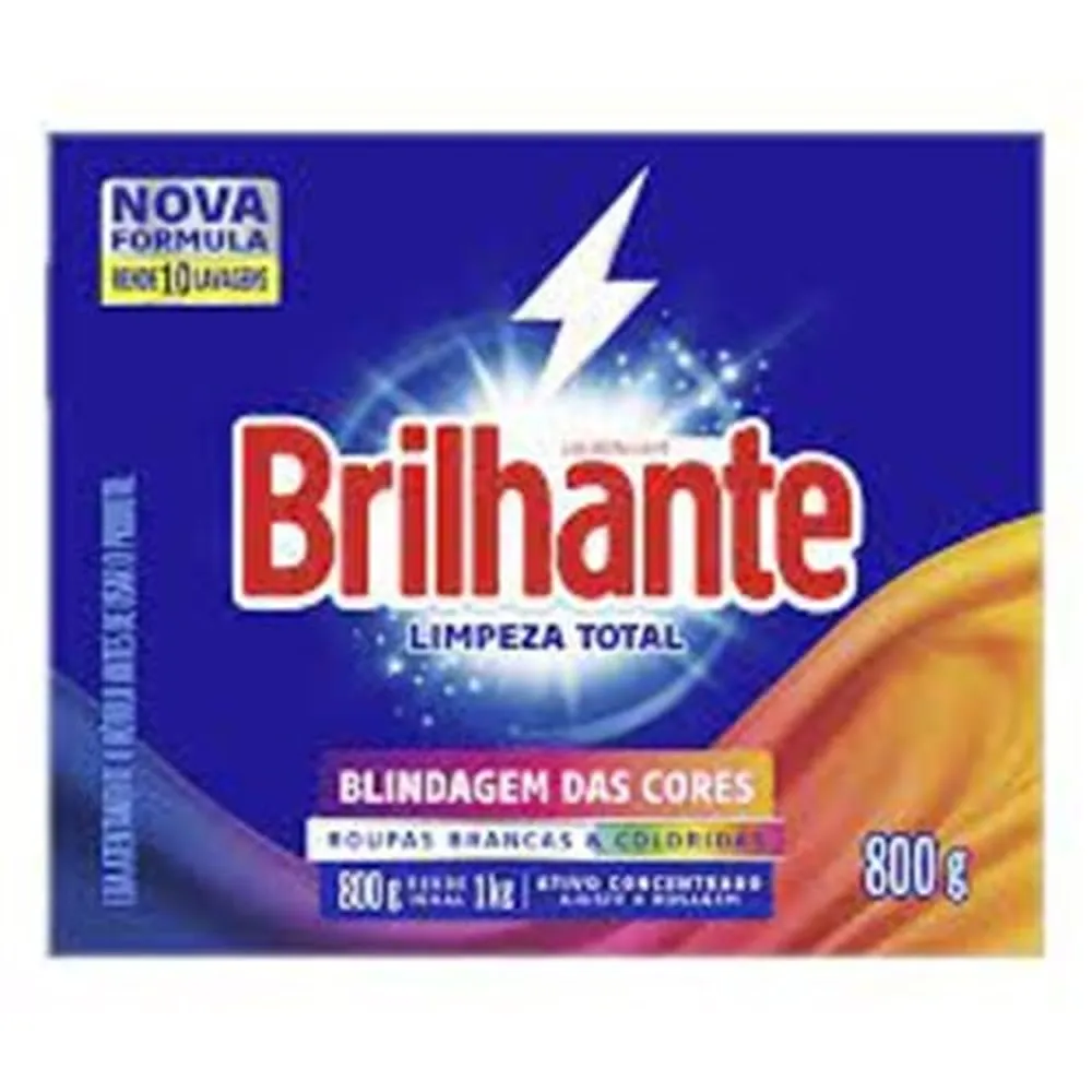 Sabao Cx Po Brilhante 800g