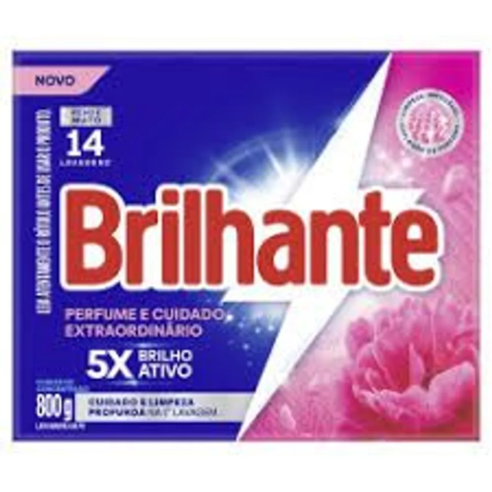 Sabao Cx Po Brilhante 800g
