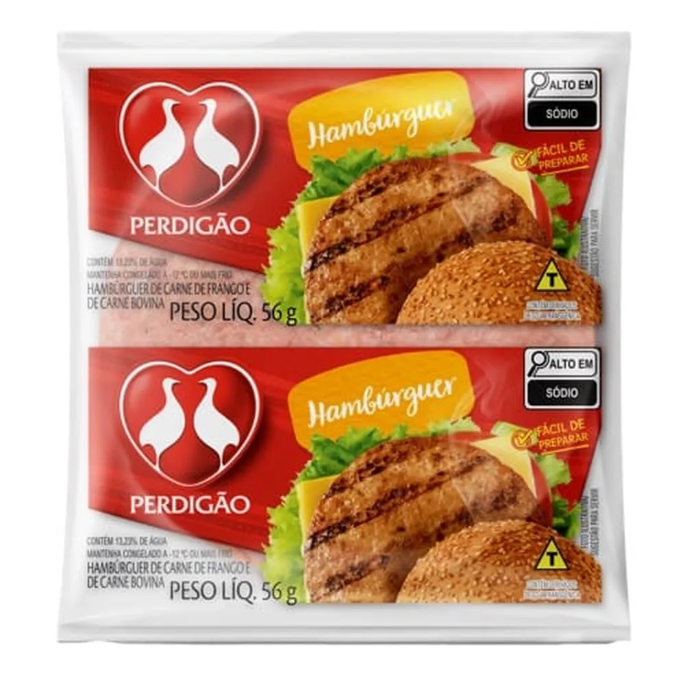 Hamburguer Bovino Perdigão 56g