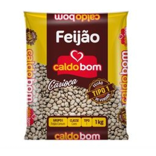 Feijao Caldo Bom 1kg Carioca