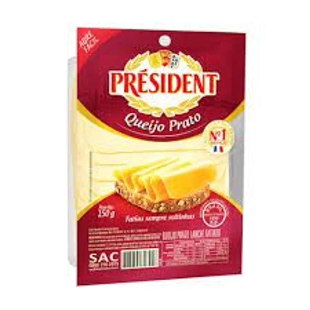 Queijo Prato Fatiado 150g